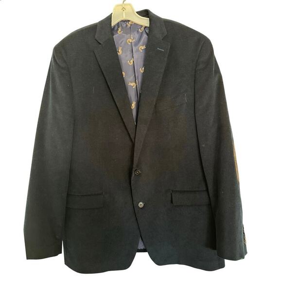Lauren Ralph Lauren Men's Classic-Fit Elbow Patch Corduroy Blazer Coat Size 46L - Picture 1 of 8